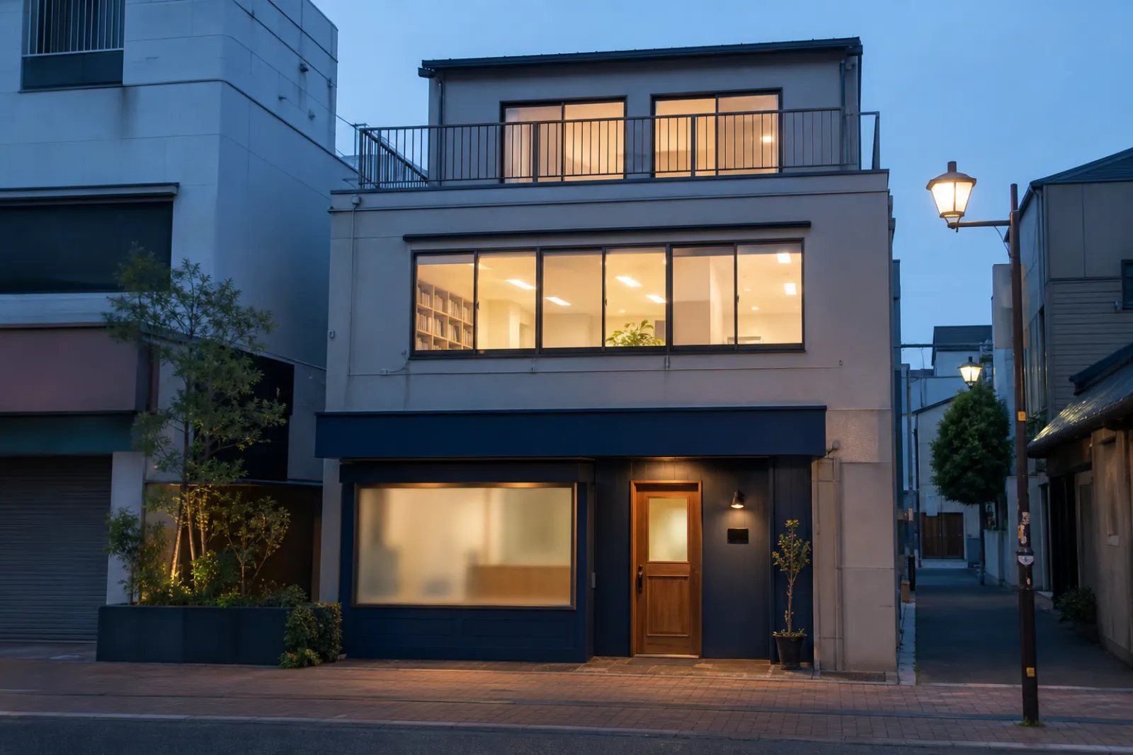 春岡ゼミナールが入る建物の外観